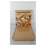 Bamboo charcuterie cheese board, new in box, 2" x