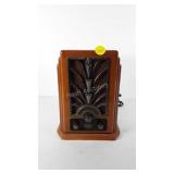 S.O.S.L Art Deco radio cassette player, works, 7"