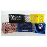 Poly crate lot. 3 different styles. 2 with local