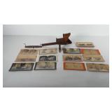 Wooden stereoviewer by Griffith and Griffith with