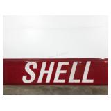 Advertising,  Shell banner sign, formed poly