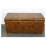 Waterfall front Lane cedar chest, finish and