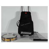 Percussion xylophone and single drum (13"