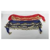 Two belly dancer skirts