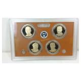 Four presidential golden dollars S mint 2015