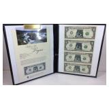 United States commemorative gallery four uncut $1