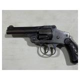 Smith & Wesson 38 special revolver,  tip up