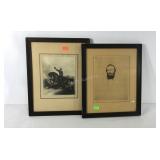 Two pictures of Stonewall Jackson, both in