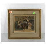 Remembering the Sabbath day print, framed and