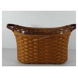 Longaberger basket with protector, 2008