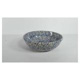 Roseville spongeware henn pottery bowl
