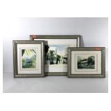 Key West scene prints by C J Groth, each is