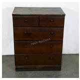 Chest of drawers, 15 x 26 x 34, wear as shown
