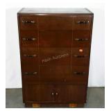 Chest of drawers, seller code LW, scratches as