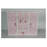 Battat doll sized armoire with mirror, vanity