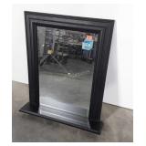 Home Furnishings Mirror with shelf. 24x29"