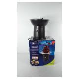 Oster chocolate fountain with box, 9", powers up