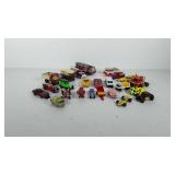 Cars, includes fire trucks, U.S. Mail truck,