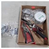 Cabinet pulls, Briwax, Gardening tools