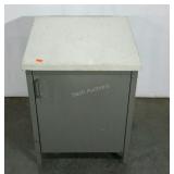 Metal cabinet, 21 x 21 x 27