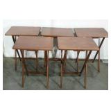 Folding TV trays, 5 total, wear as shown