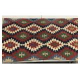 Woven throw, 44x69, needs cleaning