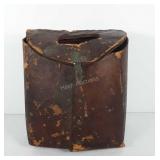 Creel fishing bag, shows wear