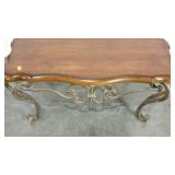 Coffee table with metal base, seller code LW