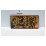 License Plate, 1030 Penna, 9K417