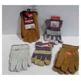 5 pairs of Work Gloves, large and extra large
