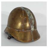 Brass German helmet. Measures 7" from top to