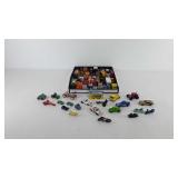 Group of toy cars, mostly die cast