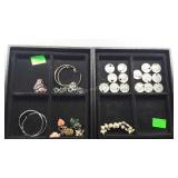 Jewelry, ring earrings bracelets plus $3.75 in