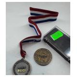 Concours national  de France medal and u.s. Navy