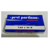 Prvi Partisan 7, 62x54 R, 20 cartridges