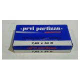 Prvi Partisan 7, 62x54 R, 20 cartridges