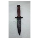 Knife with metal handle