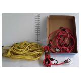 Rope and several bungi straps