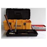 Craftsman portable tool box with tools, socket