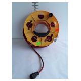Electric extension cord with reel