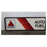 Advertising, Citco sign, metal,  measures 72x25