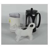 Kitchenwares, includes percolator, Krups coffee