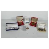 Mixed group, includes Waterman Paris pens with