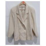 Talbots ladies fuzzy jacket, no size but seems to