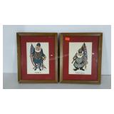 Two Civil War inspired cartoon prints, J.F.