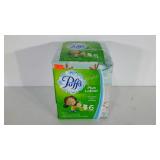 Puffs tissues with lotion, 6 boxes, in package,