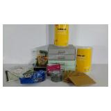 Office supply group, includes tote full of