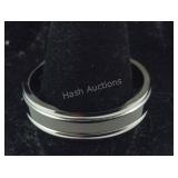 Size 14 stainless steel band ring