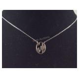 Sterling silver cacti necklace