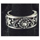 Size 10 stainless steel ring